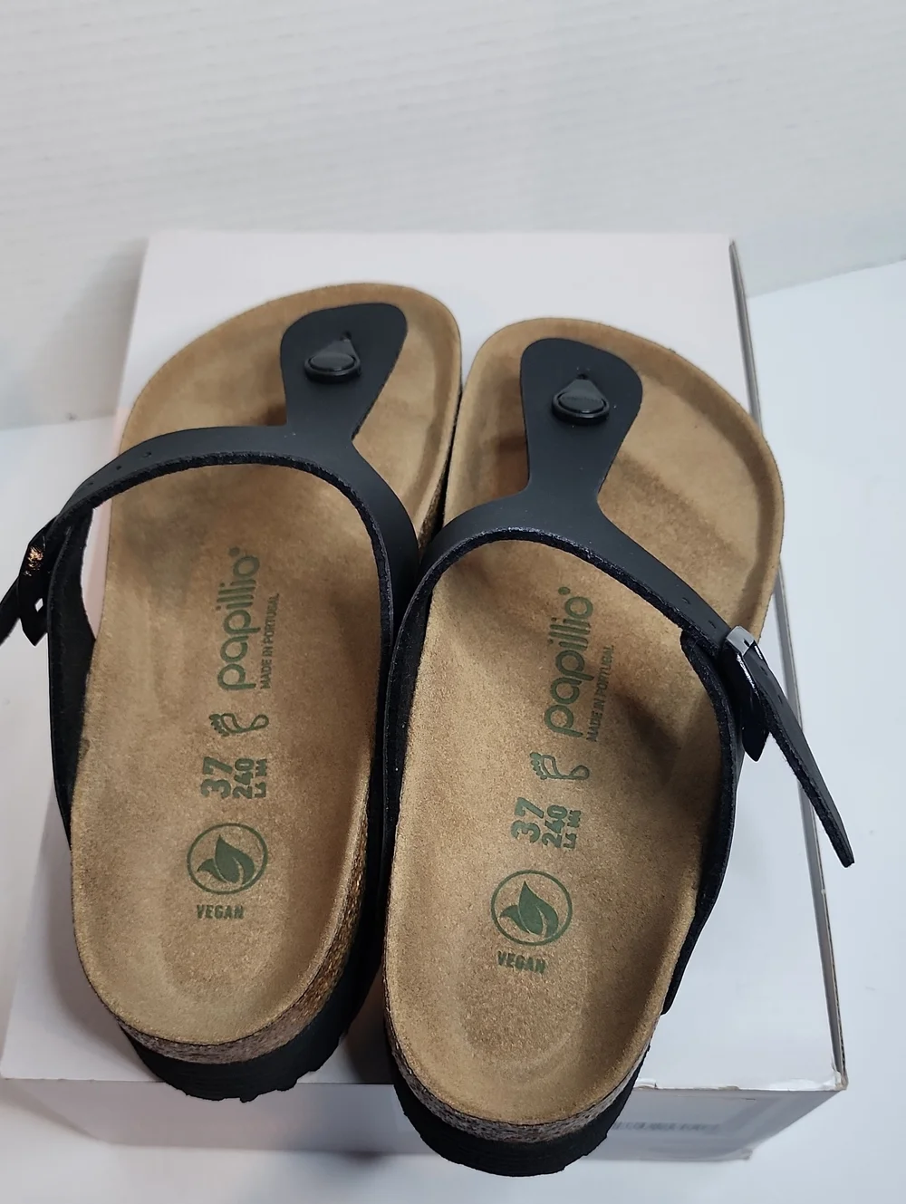 Birkenstock Papillio Vegan Platform Gizeh Sandal NWT Size 37 6 To 6.50